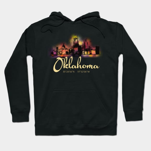 Oklahoma City Hoodie by DimDom